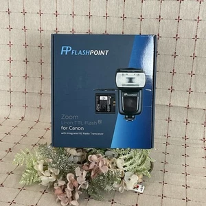 FP Flashpoint Zoom Li-on TTL Flash R2 For Canon Integrated R2 Radio Transceiver  - Picture 1 of 8