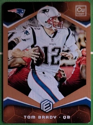 2018 Panini Elements Tom Brady #33 Copper /25 New England Patriots  - Image 1 of 2