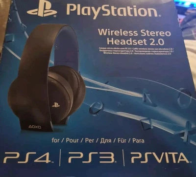 Neu versiegelt offizielles Sony PlayStation Wireless Stereo Headset 2.0 PS4 PS3 PS Vita - Bild 1 von 4