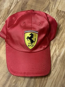 Rare SCUDERIA FERRARI - BARCELONA STORE HAT adjustable Red Cap - Picture 1 of 3