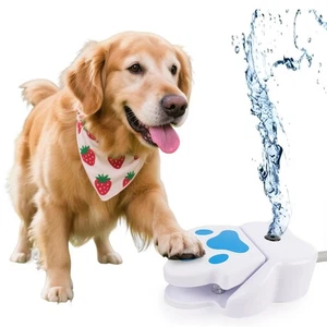 Fuente de agua para perros pata activada juguete bebida fresca al aire libre - Imagen 1 de 4