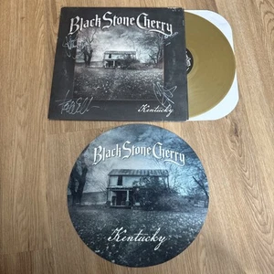 SIGNED / AUTOGRAPHED BLACK STONE CHERRY KENTUCKY LP GOLD Colored Viny W/ SLIPMAT - Picture 1 of 9