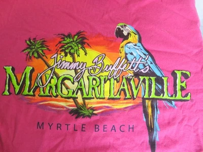 Margaritaville Jimmy Buffett Myrtle Beach Women's Pink Long Sleeve  M Tshirt - Image 1 of 4