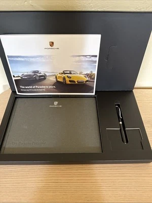 Porsche Welcome Pack Carbon Fiber Pen and two booklets new in box - Image 1 of 4