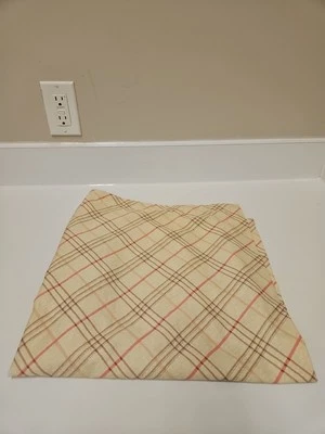 Ralph Lauren MARGATE MEWS Cuadros 26" x 26" Tostado Coral Caqui EURO Sham EXCELENTE  Foto 1 de 4