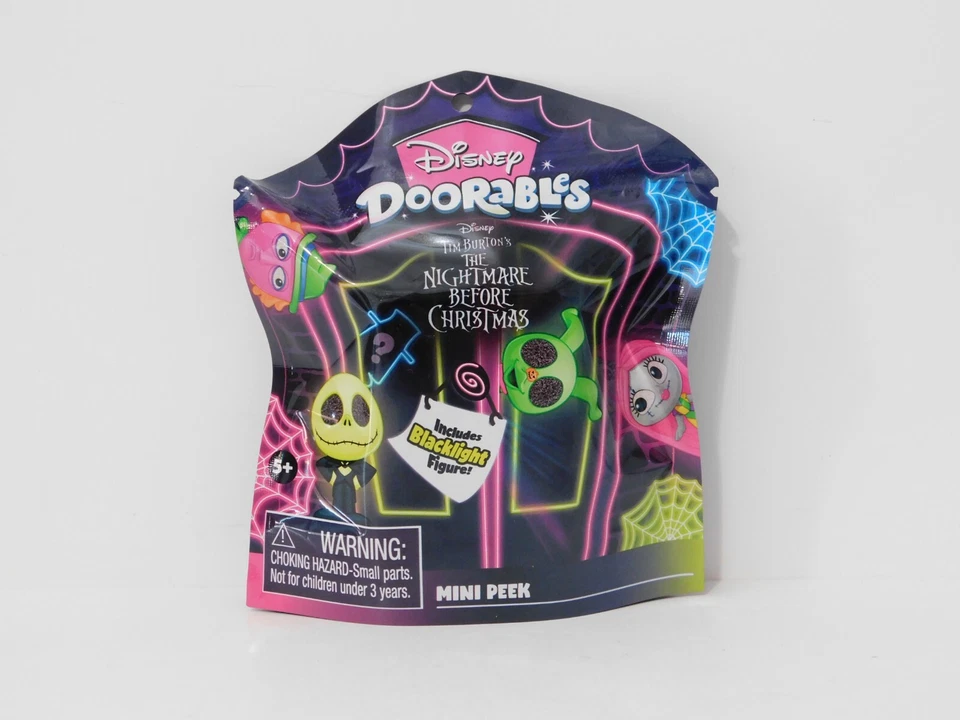 Disney Doorables Nightmare Before Christmas Blacklight Oogie Boogie