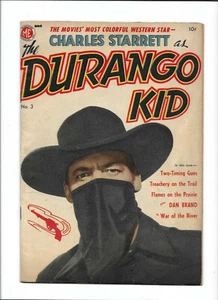 DURANGO KID #3 [1950 VG+] "TWO-TIMING GUNS!"   MAGAZINE ENTERPRISES - Picture 1 of 2