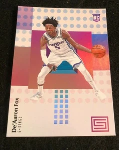2017-18 Panini Status # 148 De'Aaron Fox RC, Rookie Card Holo, Sacramento Kings - Picture 1 of 2