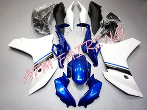 White Blue ABS Injection Mold Bodywork Fairing Kit Panels for CBR600F 2011-2013 - Picture 1 of 2