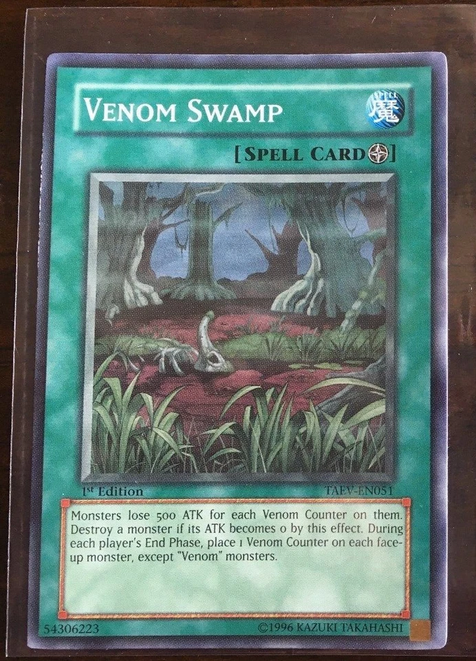 Venom Swamp - TAEV-EN051 - Common - 1st Edition M/NM Yugioh - Image 1 of 1