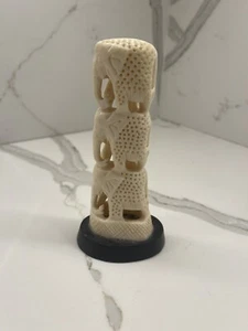 ELEFANTES TALLADOS A MANO DE COLECCIÓN BONITA DECORACIÓN PARA TU HOGAR. - Imagen 1 de 14