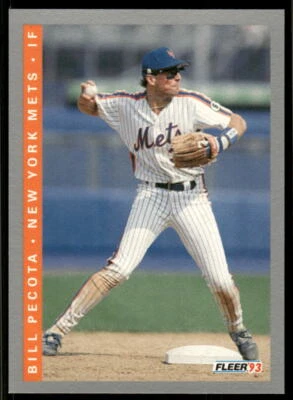1993 Fleer #92 Bill Pecota - Image 1 of 2