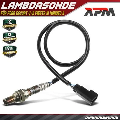 Sonda lambda sonda di regolazione prima catalizzatore per Ford Escort V VI Fiesta III Mondeo II Scorpio - Immagine 1 di 4
