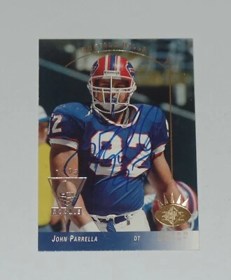 JOHN PARRELLA SIGNED AUTO'D 1993 UPPER DECK SP CARD #32 BUFFALO BILLS CHARGERS - Image 1 of 2