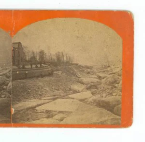 B3515 Jenkins view Canal Breached, Boat Stranded, Bainbridge, Pennsylvania D - Picture 1 of 3