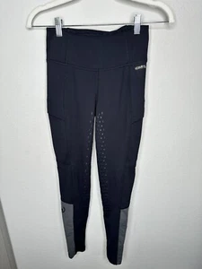 Kerrits Full Length Silicone Leg Riding Leggings Black XS - Picture 1 of 6