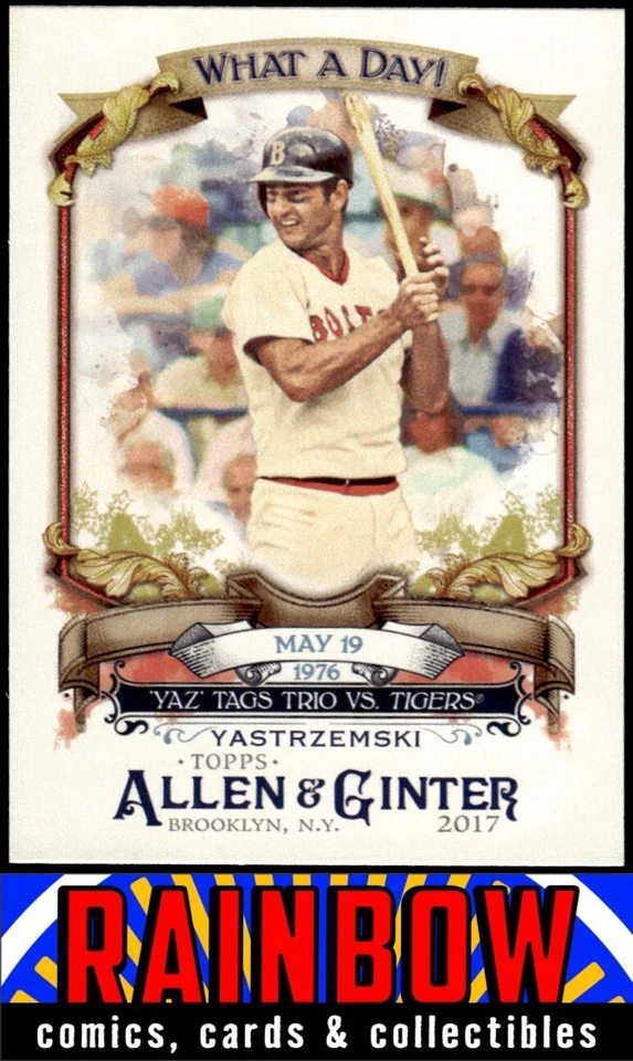 2017 Topps Allen & Ginter #WAD-24 Carl Yastrzemski What a Day! - Image 1 of 2