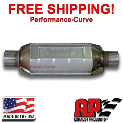 2.25" AP Exhaust Heavy Load Catalytic Converter O2 True OBDII - 608215 - Image 1 of 4