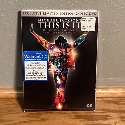 Michael Jackson's This Is It DVD Limited Edition 2 Disc Set with Cover - Image 1 of 2