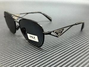 Gafas de sol polarizadas negras grises para mujer PRADA PR A50S 1AB5Z1 59 mm - Imagen 1 de 5
