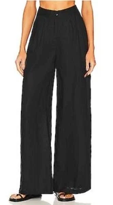 Shona Joy Sara Utility Relaxed Pant 16 Womens Black Cargo Pockets NWT High Waist - Picture 1 of 19