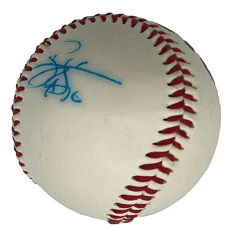 Reggie Sanders #16 Autographed Major League Baseball, @ SF Giants Game 6/16/2002 - Image 1 of 4