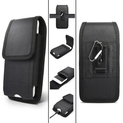 Cell Phone Holster Belt Clip Carrying Case Pouch For iPhone 13 Pro Max Samsung - Image 1 of 4