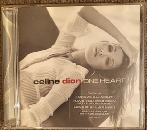 Celine Dion - One Heart - CD 2003 Epic with BONUS 2 sided perfume ad insert MINT - Picture 1 of 5