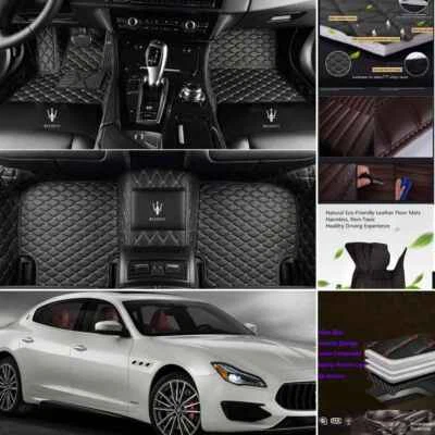 Alfombrillas coche personalizadas para Maserati Levante/Ghibli/Granturismo/Quattroporte Foto 1 de 4