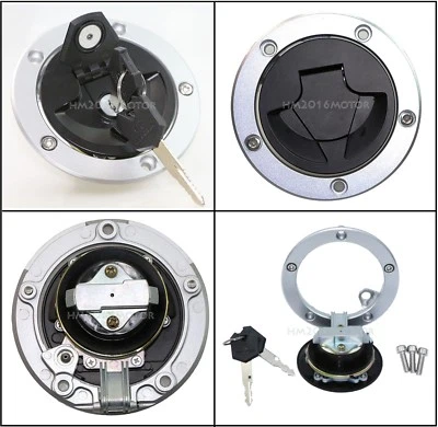 Llaves de cubierta de tapa de tanque de combustible para Kawasaki Ninja 650 EX650 ER-6F 2006-2015 Foto 1 de 4