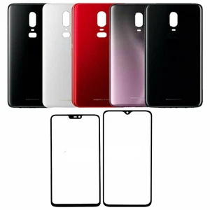 Back Battery Door Cover Glass Case Housing Replacement For OnePlus 6T/1+6T/1+6 - Picture 1 of 9