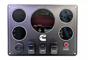 CUMMINS Digital Marine Panel with 5 VMH Gauges - Bild 1 von 3