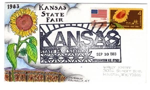 Dorothy Knapp Hand Painted 1983 Kansas State Fair Event - Hutchinson Pictorial - Picture 1 of 2