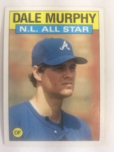1986 Topps Dale Murphy Atlanta Braves All Star No. 705 - Picture 1 of 2