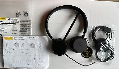 Jabra Evolve 20 MS Stereo Headset Wired Head-band Office/Call center USB Type-A - Image 1 of 4