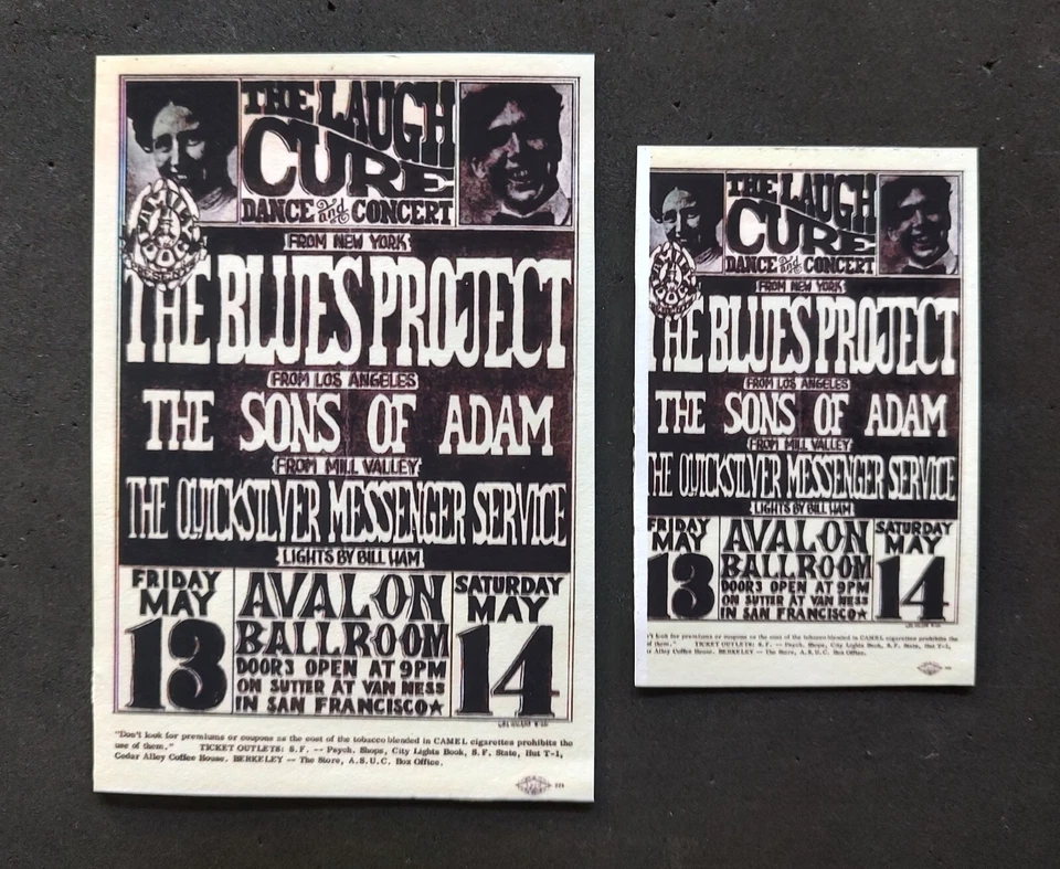 Refrigerator Magnet Set / 1966  FD 8  Family Dog  Avalon Ballroom  Concert - Image 1 of 1