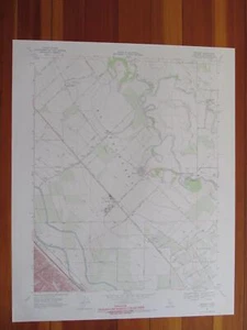 Westley California 1972 original vintage mapa de ratón del USGS - Imagen 1 de 1