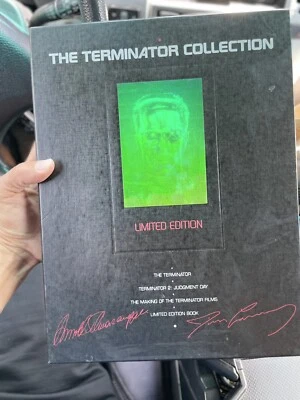 The Terminator Collection VHS Set 3 Box Limited Ed. Book Hologram Cover 1992 - Image 1 of 4
