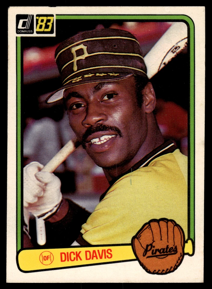 1983 Donruss Dick Davis  #647 Pittsburgh Pirates Baseball Card - Image 1 of 2