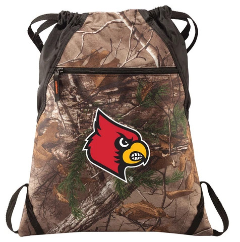 Louisville Camo Cinch Pack REALTREE University of Louisville Drawstring Bag Cover