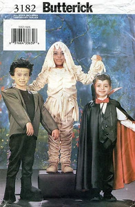 Butterick Children's Halloween Costumes Sewing Pattern 3182  S-XL UNCUT - Imagen 1 de 2