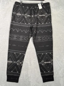 Polo Ralph Lauren Pants Mens XL Charcoal Jogger Aztec Southwestern Sweatpants - Picture 1 of 9