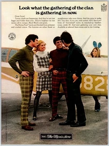 1968 SEARS MEN'S STORE 8"X11" MEN'S FASHION AD Young Man 1960's Vintage HTN-27 C - Picture 1 of 1