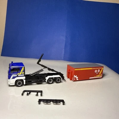 Herpa HO Scale 1:87 Man Container Truck planta de asistencia técnica THW Dachau Foto 1 de 4