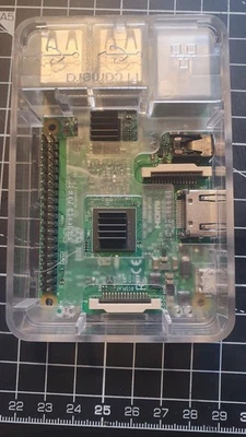 Raspberry Pi 3 Model B V1.2 Transparent Case - Image 1 of 4