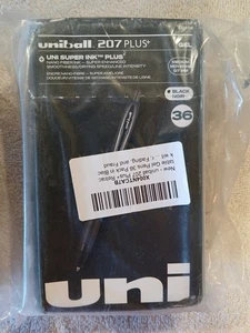 uniball 207 Plus+ Einziehbare Gelstifte 36er Pack in Schwarz mit 0,7 mm Mittlerer Poi... - Bild 1 von 2