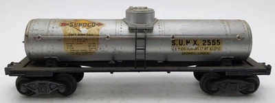 Lionel 2555 Vintage O Sunoco Single Dome Tank Car - Image 1 of 4