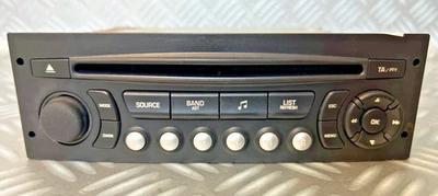 AUTORADIO CD D'ORIGINE - PEUGEOT 207 307 1007 CITROEN C2 C3  96613825XT - Photo 1/4