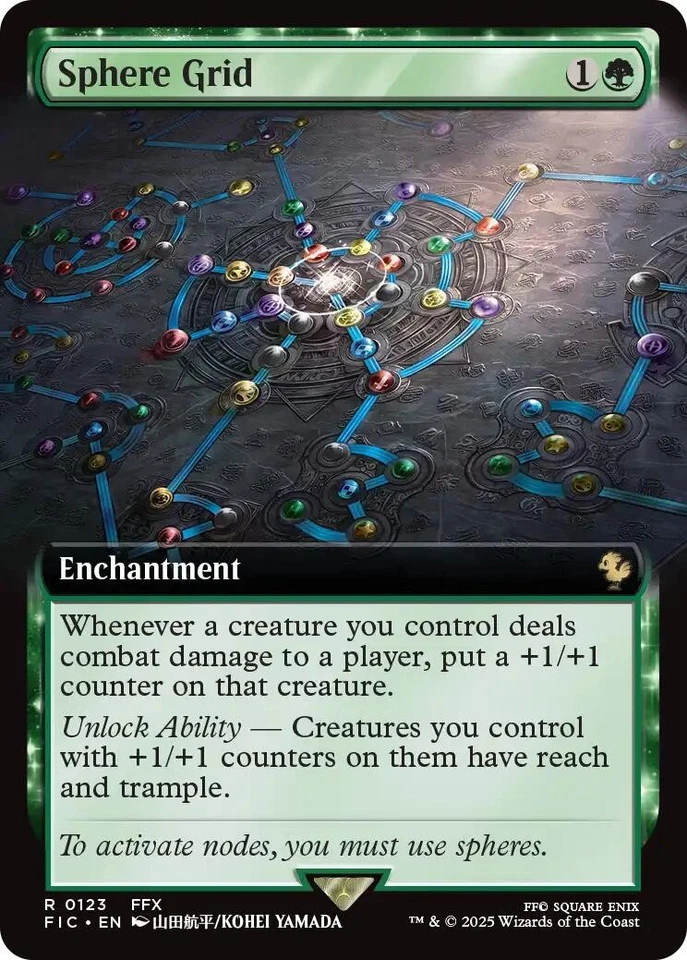 Sphere Grid (Extended Art) 123 NM Foil Commander: FINAL FANTASY MTG EN - Image 1 of 1