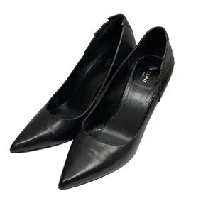 CELINE Size 35.5 Women's Leather Pumps in Black - Picture 1 of 7